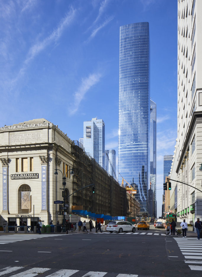 Slide 4 of 15, One Manhattan West Lobby
