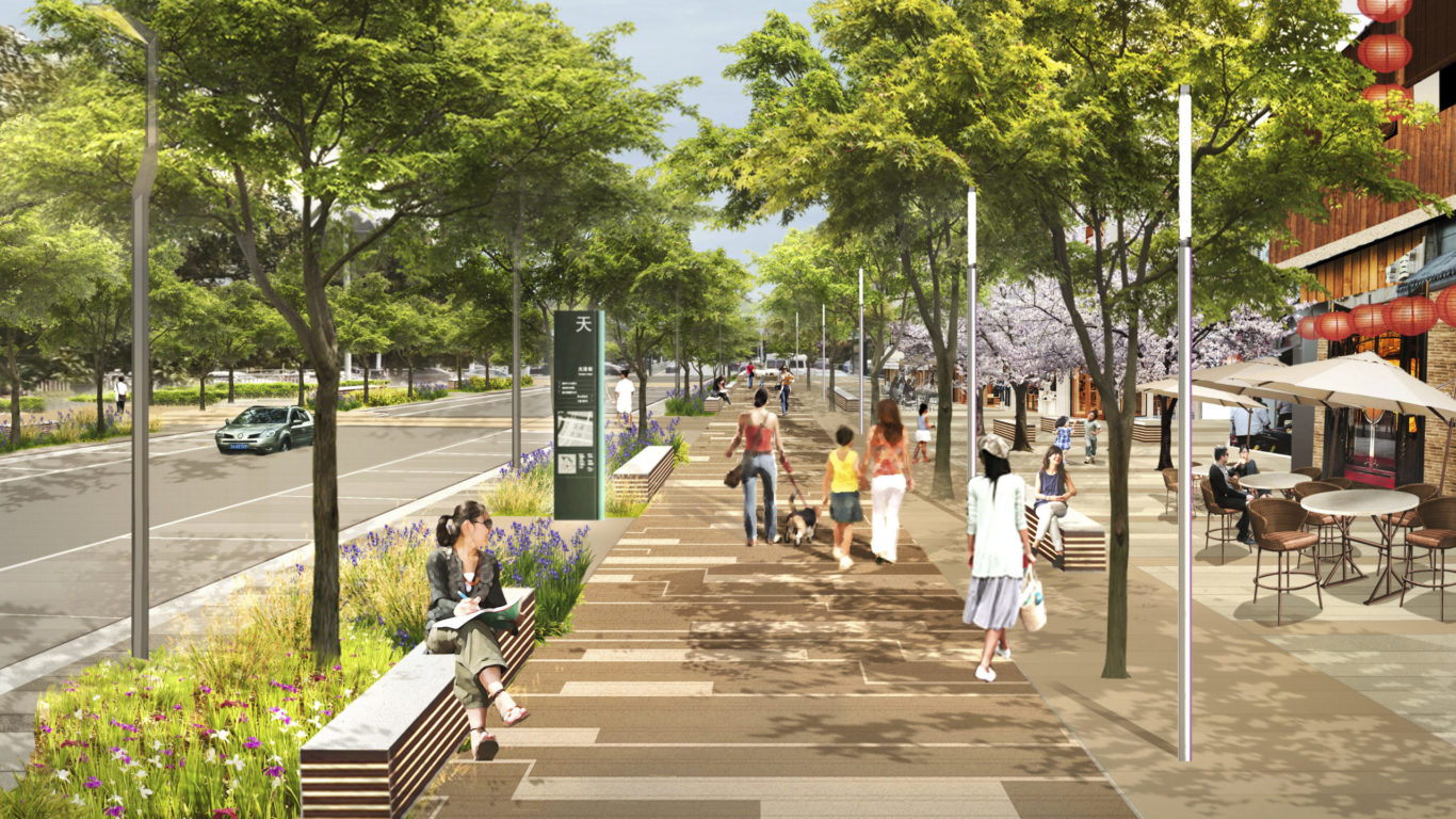 Slide 6 of 9, Zhengzhou Public Realm Improvement Plan