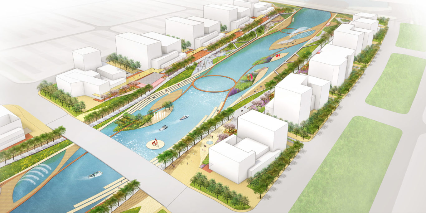 Slide 1 of 9, Zhengzhou Public Realm Improvement Plan