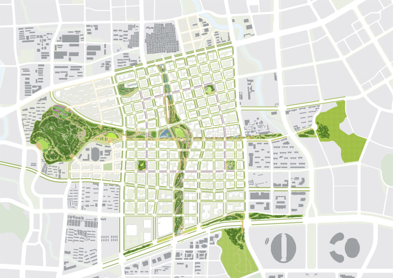 Slide 5 of 10, Jinan Ribbon Park